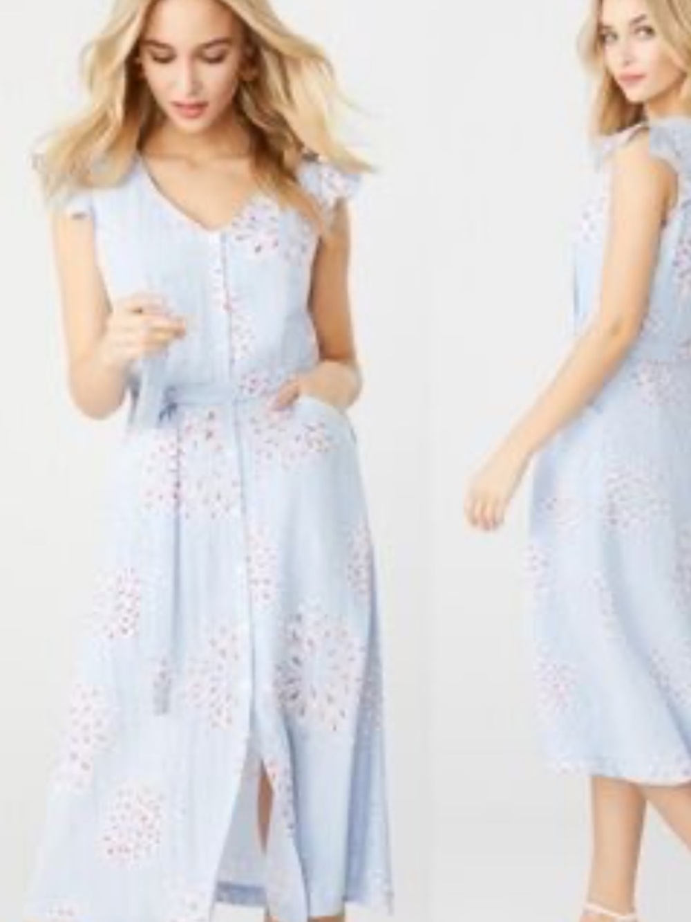 RW&CO Floral Dress. Viscose.